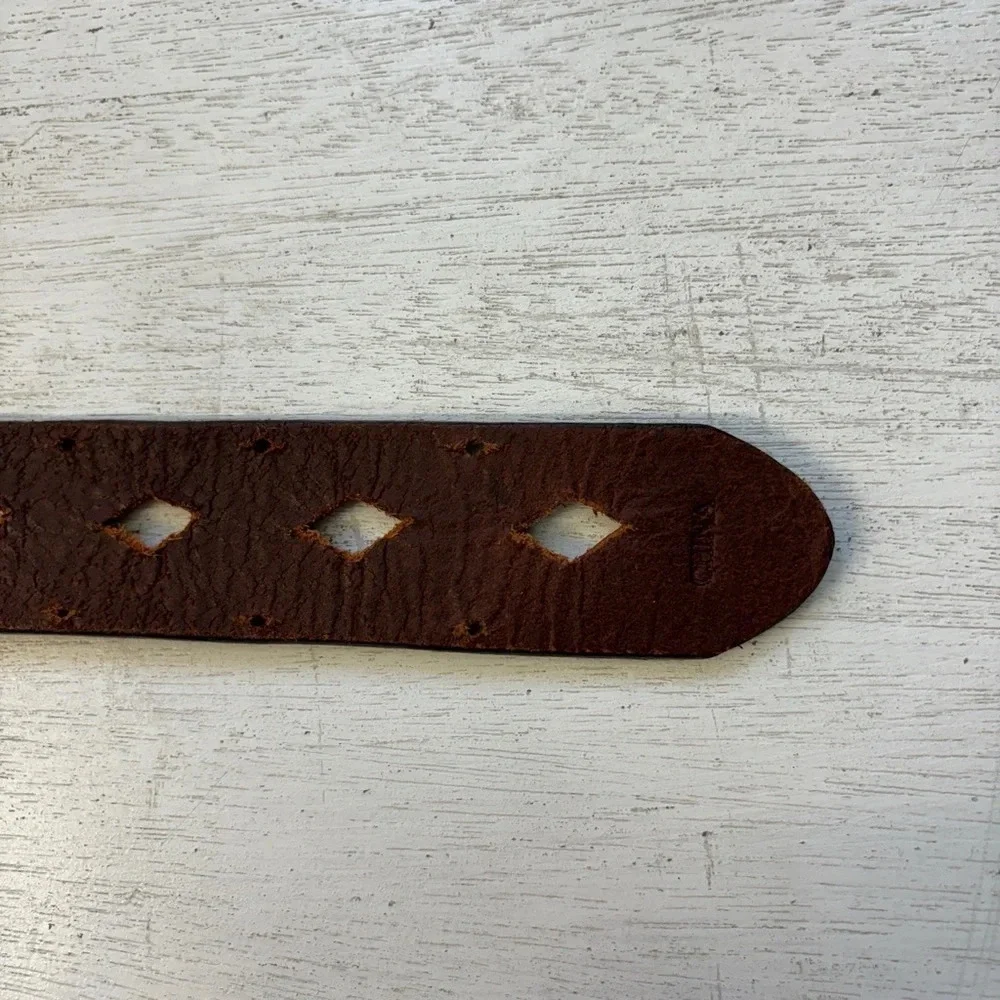 Dockers Leather Belt Men's L 1602 Brown 32